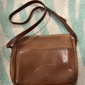 Coach Brown Leather Shoulder Bag
